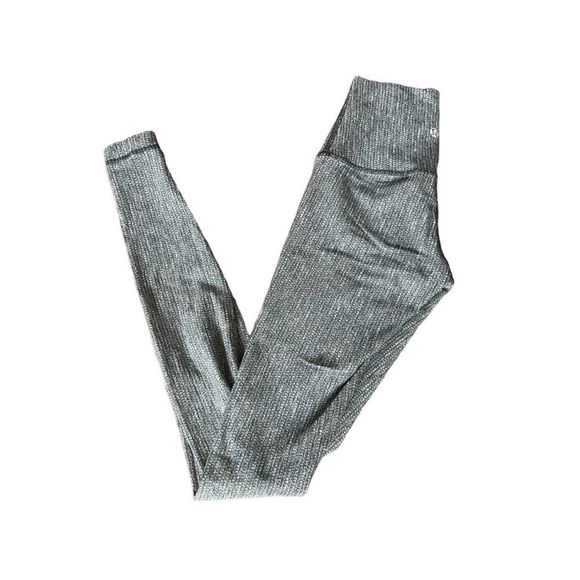 Lululemon Wunder Under  Pant (Roll Down) Coco Pique Fuel Green Size 2 - Picture 4 of 9